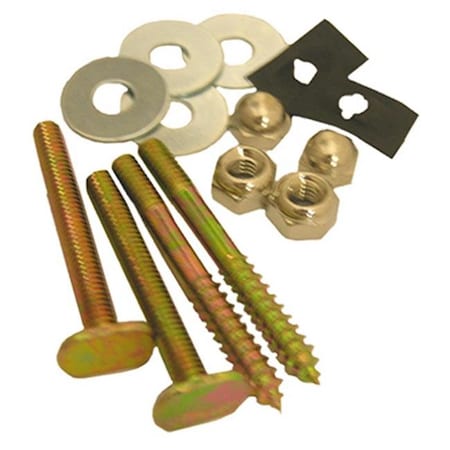 Made-To-Order 04-3653 Brass Plated Toilet Closet Bolt & Screw Set MA568466